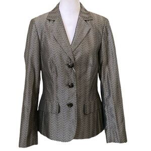 Queenspark Women’s Gray Blazer Suit Jacket size 10